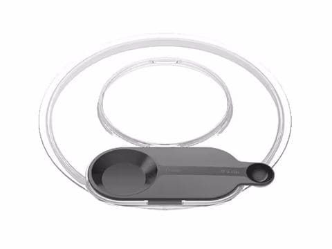 Περιστρεφόμενο προστατευτικό πιτσιλίσματος και κουτάλι