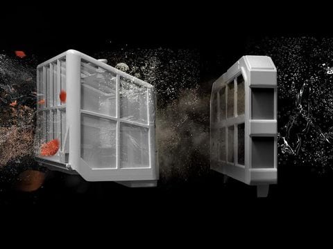 Σύστημα τρισδιάστατης προσρόφησης και διπλό φιλτράρισμα