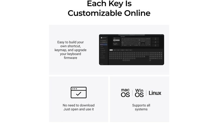 Πλήρης παραμετροποίηση μέσω του Keychron Launcher app