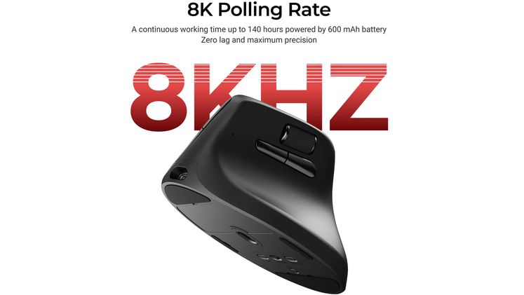 Ασύλληπτη ταχύτητα απόκρισης με 8000 Hz polling rate