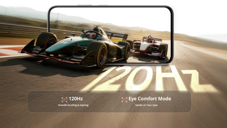 Εξαιρετικά ομαλή οθόνη 120Hz με υψηλή φωτεινότητα 900nits