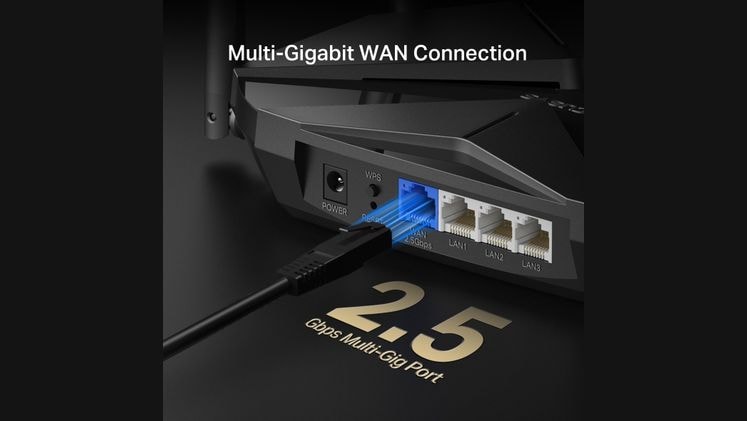 Θύρα 2.5G WAN για μέγιστες επιδόσεις ενσύρματης σύνδεσης