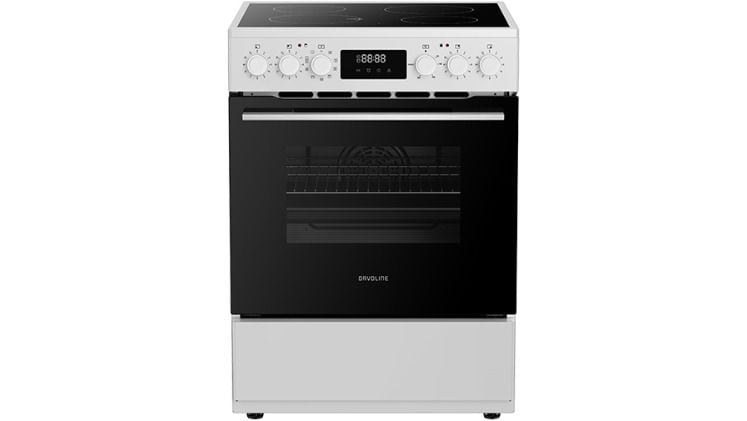 Κεραμική κουζίνα Davoline CMFW 1100 WH με 10 λειτουργίες ψησίματος