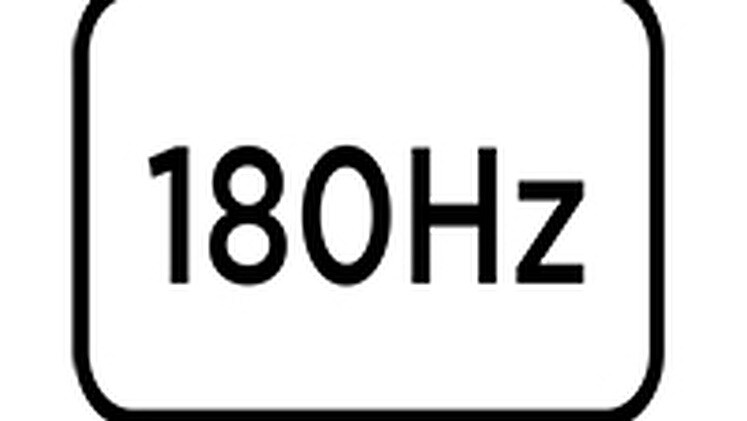 Ρυθμός ανανέωσης 180Hz και απόκριση 1ms για ταχύτητα
