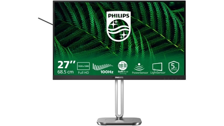 Οθόνη Full HD 27 ιντσών με ρυθμό ανανέωσης 100Hz