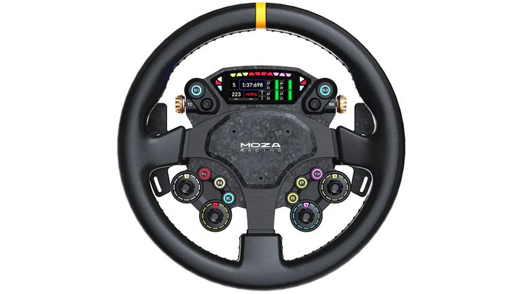 Τιμονιέρα Moza CS Pro με οθόνη HD και μαγνητικά paddles
