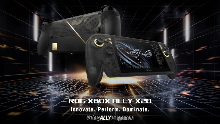 Φορητό Gaming PC ROG XBOX Ally X20 για παιχνίδια