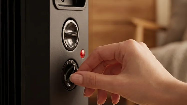 Προσαρμογή θερμοκρασίας με τον ρυθμιζόμενο θερμοστάτη