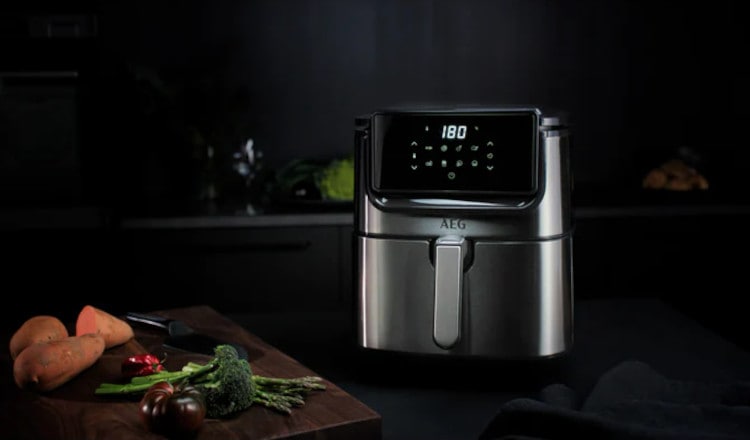 Φριτέζα Αέρος AEG AF6-1-6ST με Αποσπώμενο Κάδο 1800 W 5.4 L Inox Φριτέζα Αέρος AEG AF6-1-6ST με Αποσπώμενο Κάδο 1800 W 5.4 L Inox