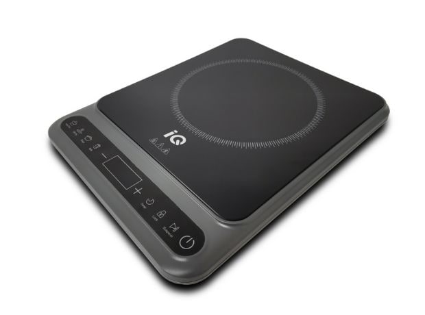 IQ KC-1245 2000 W Γκρι Μονή Επαγωγική Επιτραπέζια Εστία