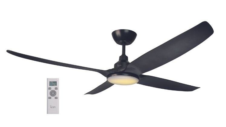 IZZY IZ-9044 Ανεμιστήρας Οροφής  65W 142cm με Φως και Τηλεχειριστήριο