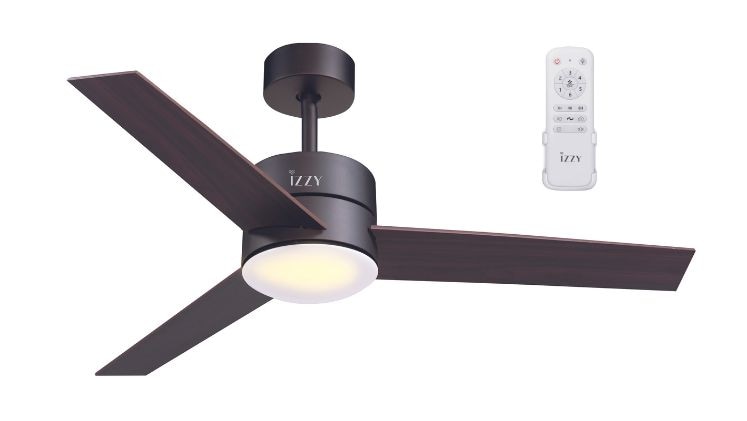 IZZY IZ-9031 Ανεμιστήρας Οροφής  65W 132cm με Φως και Τηλεχειριστήριο