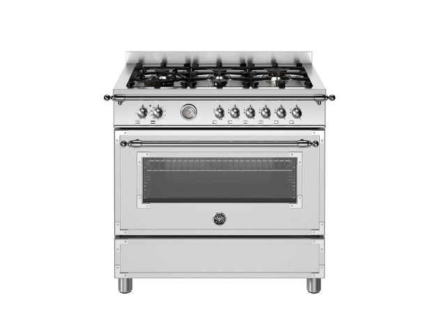 BERTAZZONI HER96L1EXT  86 Lt Inox Κουζίνα Μεικτή Αερίου
