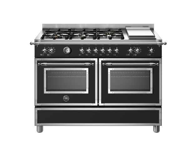 BERTAZZONI HER126G2ENET 58 / 58 Lt Μαύρο Κουζίνα Μεικτή Αερίου