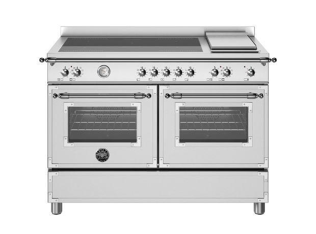 BERTAZZONI HER125I2EXT 58 / 33 Lt Inox Ηλεκτρική Κουζίνα Επαγωγική