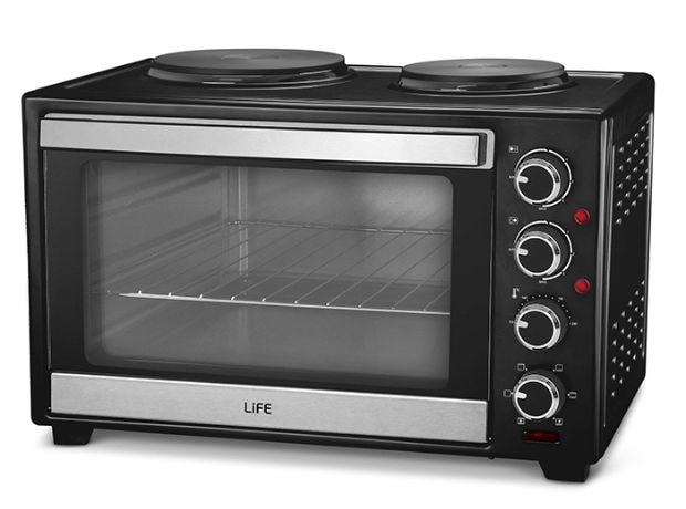 LIFE 302 30 Lt Μαύρο Ηλεκτρικό Κουζινάκι