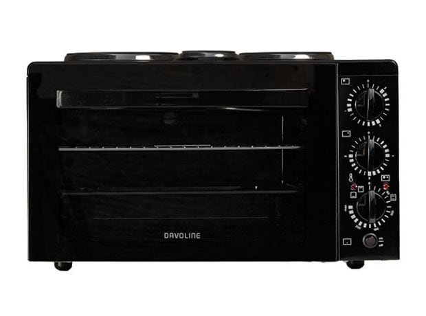 DAVOLINE STAR 4508 BLL 38 Lt Μαύρο Ηλεκτρικό Κουζινάκι