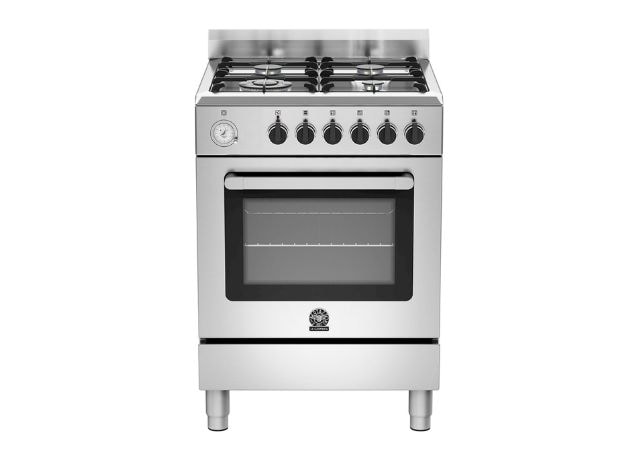 LA GERMANIA PRM6640EXT(GN) 56 Lt Inox Κουζίνα Μεικτή Φυσικού Αερίου