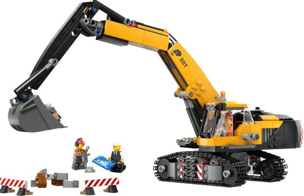 LEGO® City Yellow Construction Excavator (60420)