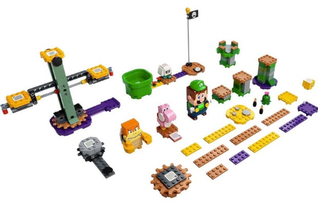 Lego® Super Mario™ Βασική Πίστα Περιπέτειες Με Τον Luigi (71387) με Δώρο Λαμπάδα