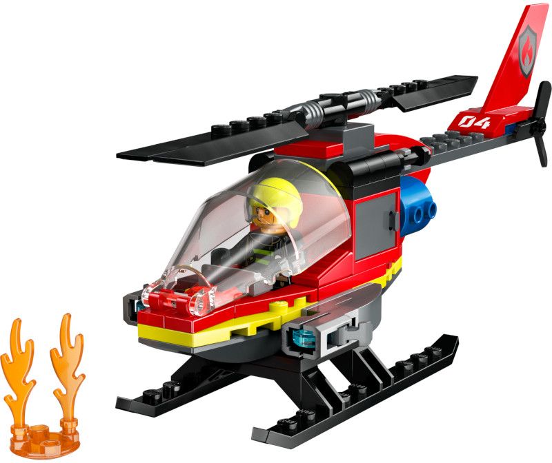 LEGO® City Fire Rescue Helicopter (60411)