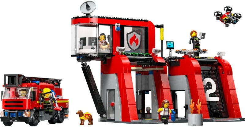 LEGO® City Fire Station with Fire Truck (60414)