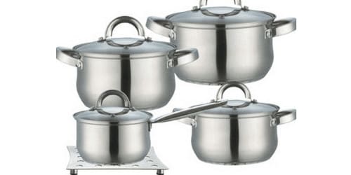 Σετ Μαγειρικά Σκεύη MAESTRO MR-2021- Inox - 4 τμχ 
