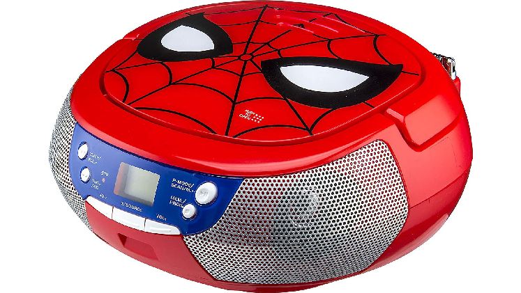 Φορητό Radio/CD Ekids Boombox Spiderman sm-430 - Κόκκινο