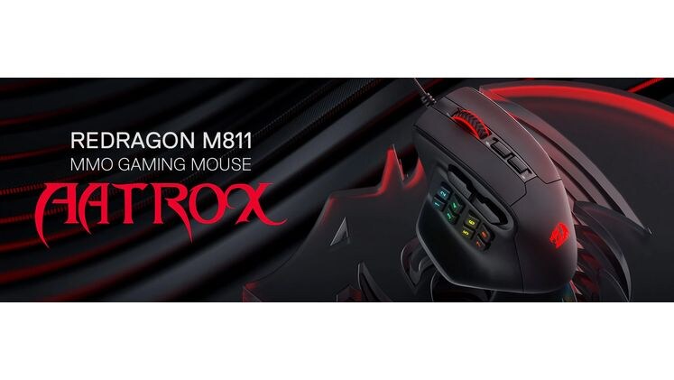 Redragon Aatrox M811 Gaming Ενσύρματο Ποντίκι Μαύρο