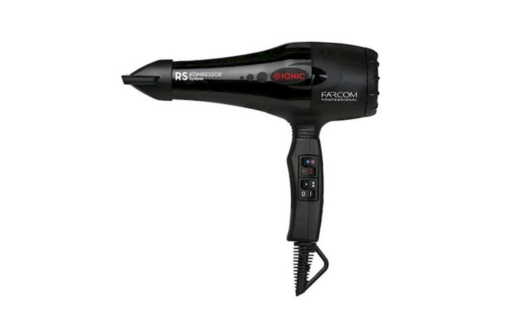 Σεσουάρ Μαλλιών Farcom Rs Kompressor Ionic 2300 W Μαύρο