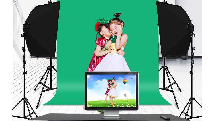 Photo Studio Puluz Pkt5205 με 3 backdrops 2x3m - Πολύχρωμο
