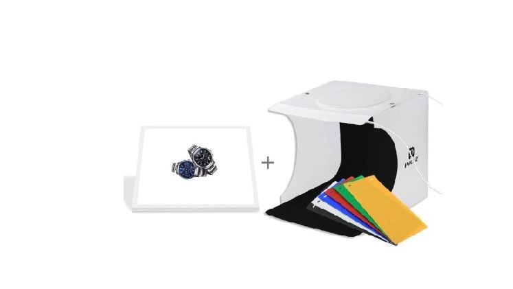 Photo Mini-studio Puluz PU5030 αναδιπλούμενο LED 30cm - Πολύχρωμο