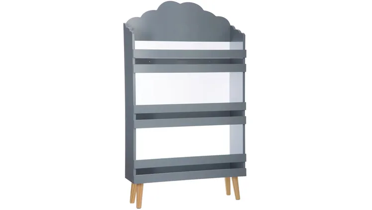Παιδική Βιβλιοθήκη Atmosphera Cloud Grey 127154b MDF 58x18x100 cm - Γκρι