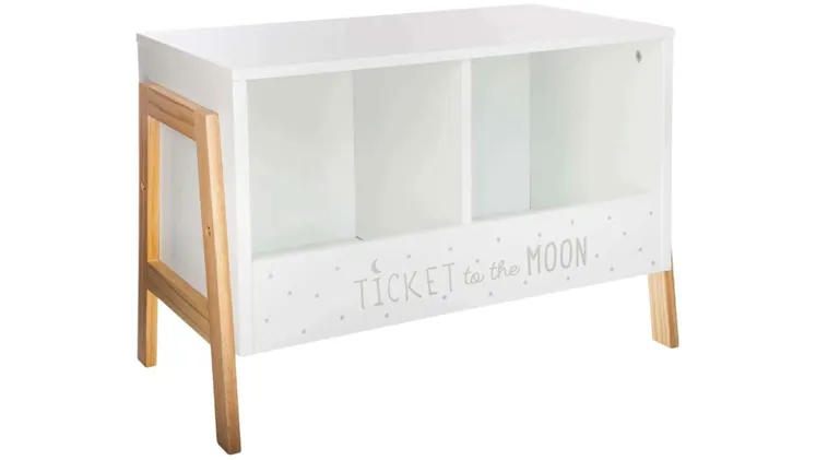 Παιδική Βιβλιοθήκη Atmosphera 158481 MDF 60x30x40 cm - Μπεζ / Λευκό
