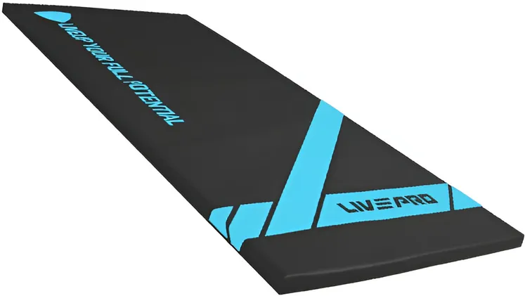 Στρώμα Γυμναστικής Livepro Β-8226 EPE&PU 140x60x2.5cm - Μαύρο/Μπλε