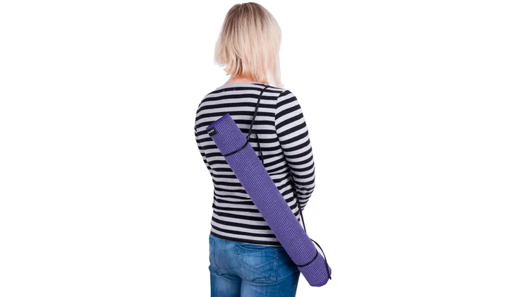 Στρώμα Γυμναστικής InSportlineYogine 10913 POLYMER & Μικροΐνες 183x61x0,7cm - Μωβ