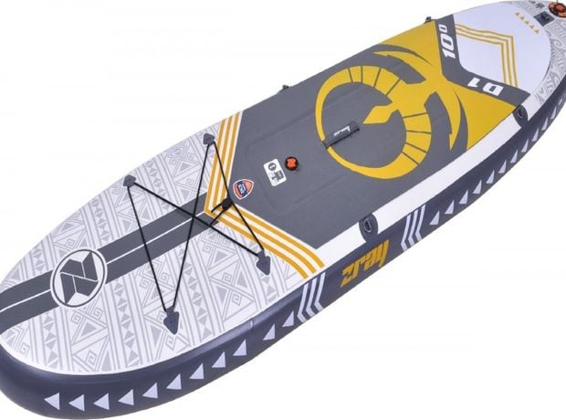 Φουσκωτή Σανίδα SUP ZRAY 305 x 81 cm - Λευκό/Γκρι/Κίτρινο