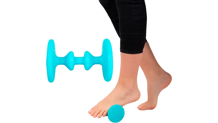 Foam Roller InSportline Emms Foot Massager 8x8x11 cm - Μπλε
