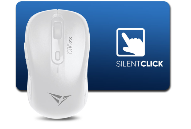 Alcatroz Airmouse Duo 7X Ασύρματο Standard Ποντίκι Λευκό