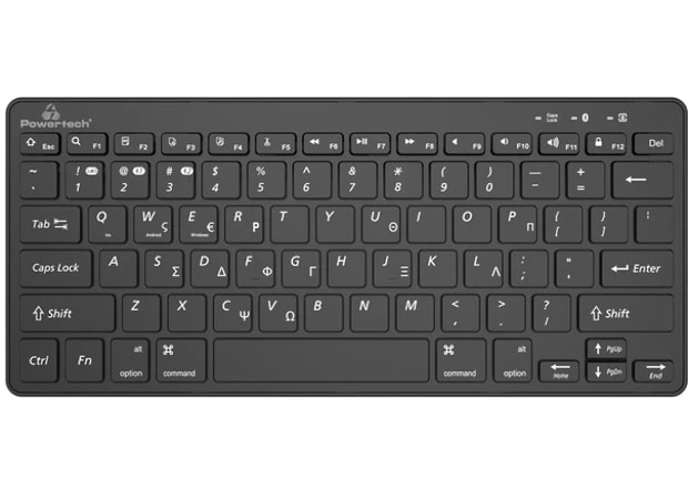 Powertech PT-1153 Ασύρματο Πληκτρολόγιο Μαύρο