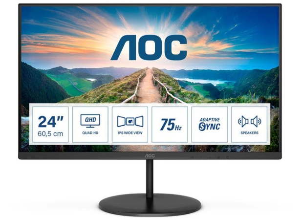 AOC V4 Q24V4EA 23.8" QHD IPS Flat 75Hz 4ms