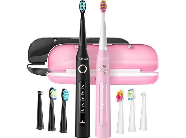 Ηλεκτρική Οδοντόβουρτσα FAIRYWILL FW-507 - Μαύρο/Ροζ