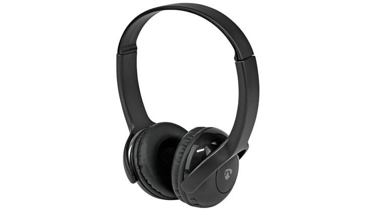Ασύρματα-Ενσύρματα Ακουστικά Κεφαλής Nedis HPBT4000BK - Μαύρα
