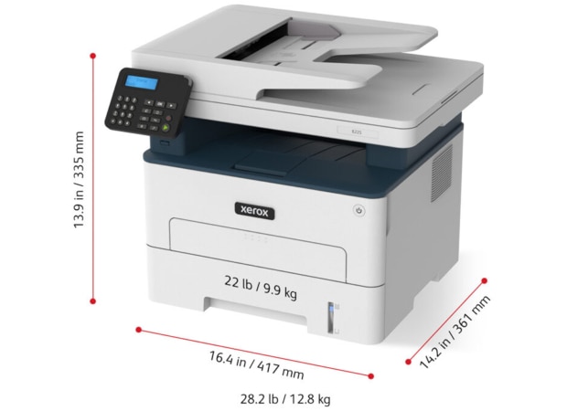 Xerox B225V_DNI Ασπρόμαυρο Πολυμηχάνημα Laser MFP A4 με Print , Copy , Scan , Fax (xerb225vdni)