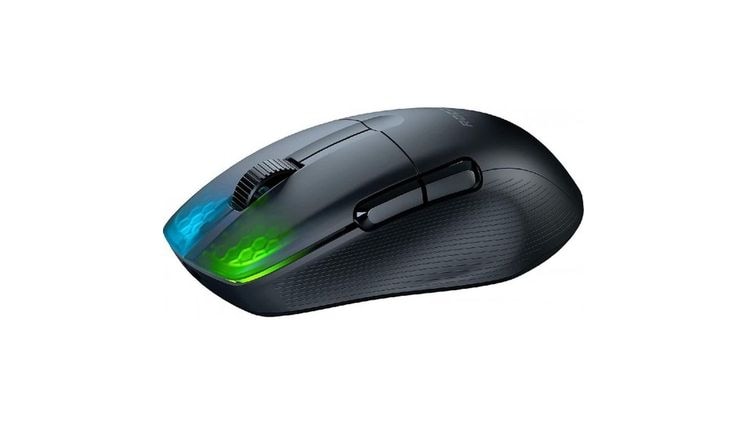 Gaming Ασύρματο Ποντίκι Roccat Kone Pro RGB DPI 19000 - Μαύρο