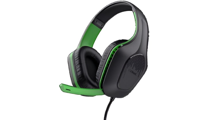 Ακουστικά Κεφαλής Gaming Trust Gxt415x Zirox Xbox - Μαύρα/Πράσινα