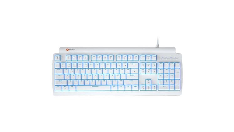 Meetion Mk600rd Gaming Μηχανικό Ενσύρματο Πληκτρολόγιο Λευκό (US)