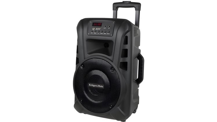 Party Speaker Kruger&matz KM1710 20W με 2 Ασύρματα Μικρόφωνα - Μαύρο