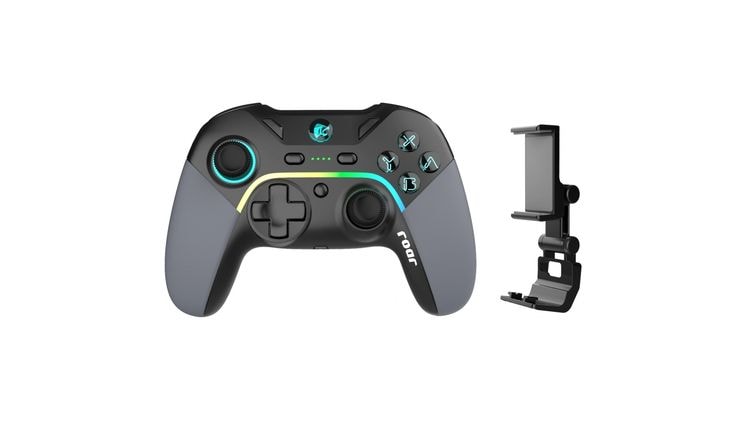 Roar RR- 0022 Ασύρματο Gamepad για Android/PC/Switch/iOS - Μαύρο