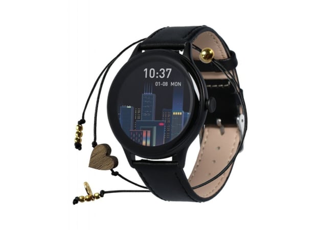 Smartwatch Maxcom FW48 Vanad Satin 33mm - Μαύρο